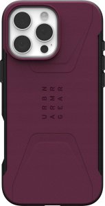 UAG UAG Civilian Magsafe - obudowa ochronna do iPhone 16 Pro Max kompatybilna z MagSafe (bordeaux) 1