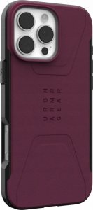 UAG UAG Civilian Magsafe - obudowa ochronna do iPhone 16 Pro Max kompatybilna z MagSafe (bordeaux) 5