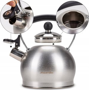 Kamille CZAJNIK NIEELEKTRYCZNY 0873 SZARY 2 L 7