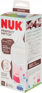 NUK Perfect Match Peppa Pig PP butelka 260ml biały 2