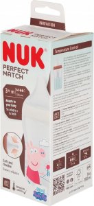 NUK Perfect Match Peppa Pig PP butelka 260ml biały 6
