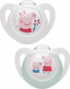 NUK NUK Schnuller Peppa Pig Star 0-6 M. 2 Stück 1