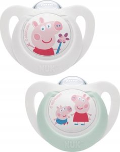 NUK NUK Schnuller Peppa Pig Star 6-18 M. 2 Stück 1