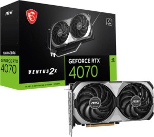 Karta graficzna MSI GeForce RTX 4070 Ventus 2X E1 OC 12GB GDDR6 1