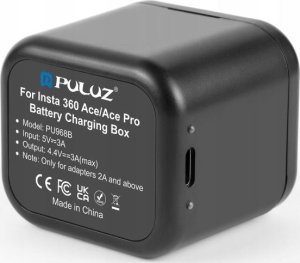 Ładowarka do aparatu Puluz Ładowarka Usb Na 2x Akumulator Bateria Do Insta360 Insta 360 Ace Pro / Ace / Pu968b 6