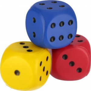 Mega Creative KOSTKA MIEKKA 6CM MIX3 MC DISP 12/216/432 6