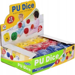 Mega Creative KOSTKA MIEKKA 6CM MIX3 MC DISP 12/216/432 7