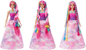 Lalka Barbie Mattel Dreamtopia Księżniczka Zakręcone pasemka (JCW55) 2