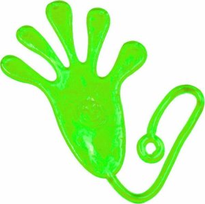 LeanToys Lepka Rączka Łapka Elastyczna Glut Slime Zielona 2