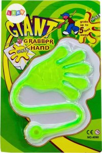 LeanToys Lepka Rączka Łapka Elastyczna Glut Slime Zielona 3