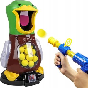 ExtraLink EXTRALINK TOYS GŁODNA KACZKA STRZELANIE DO CELU DLA DZIECKA 2X PISTOLET 24 KULKI + OKULARY 1