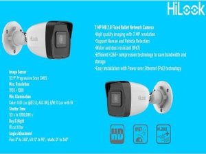 Kamera IP HiLook IP Camera | IPC-B120HA-LU | Bullet | 2 MP | 2.8mm | IP67 | H.265+ 3