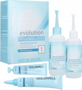 Alkotest GOLDWELL_SET Evolution Neutral Wave Base Lotion 60ml + Activator 20ml + Neutraliser 100ml + Inter-Fluid 30ml 1