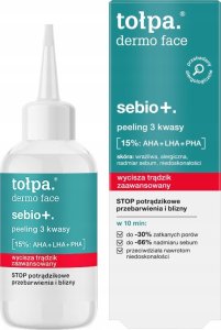 Alkotest TOŁPA_Dermo Face Sebio+  peeling do twarzy AHA+LHA+PHA 50ml 1