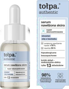 Alkotest TOŁPA_Authentic serum nawilżające Skwalan, Olej z Baobabu 30ml 1