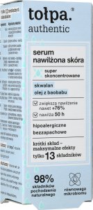 Alkotest TOŁPA_Authentic serum nawilżające Skwalan, Olej z Baobabu 30ml 13
