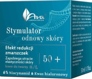 Alkotest Stymulator odnowy skóry Efekt redukcji zmarszczek Krem do twarzy na dzień i na noc 50+ 50ml 2