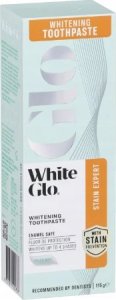 Alkotest WHITE GLO_Stain Expert Toothpaste pasta do zębów 115g 1