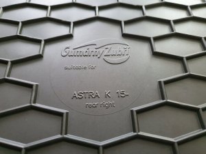 Kilimėliai Opel Astra K 2015-2017 black 8