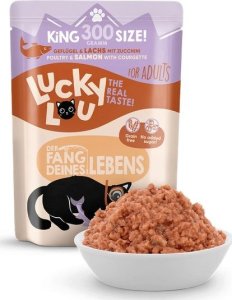 Lucky Lou Lucky Lou Lifestage Adult Drób i łosoś saszetka 300g 1