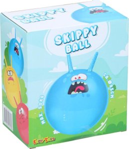 Eddy Toys PIŁKA DO SKAKANIA Z ROGAMI 45CM - NIEBIESKI 2