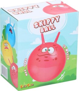 Eddy Toys PIŁKA DO SKAKANIA Z ROGAMI 45CM - RÓŻ 2