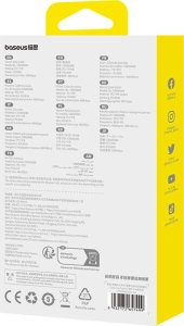 Kabel USB Baseus USB-C - USB-C 1 m Biały (P10364500211-01) 7