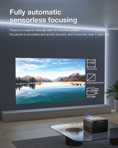 Projektor Blitzwolf Rzutnik / Projektor LED BlitzWolf BW-V7, 1080p, Android, Bluetooth 6