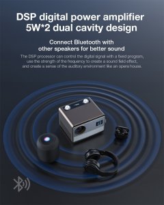 Projektor Blitzwolf Rzutnik / Projektor LED BlitzWolf BW-V7, 1080p, Android, Bluetooth 7