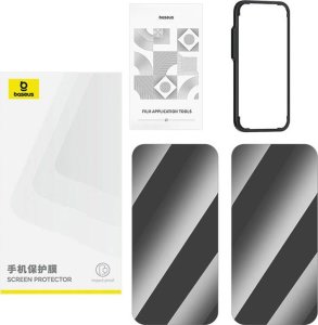 Baseus Prywatyzujące szkło hartowane Baseus Superior HD do iP 11Pro Max/XS Max +2xzestaw czyszczący i EasyStick 2