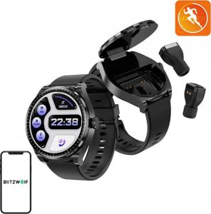 Smartwatch Blitzwolf Smartwatch BlitzWolf BW-HW1 + słuchawki TWS (czarny) 1