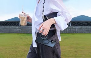 Torras Etui Torras Ostand Pro dla iPhone 16 (Czarne) 5