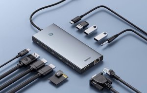 Stacja/replikator Baseus PortalJoy Series 13w1 USB-C (B00053002811-01) 10