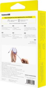 Kabel USB Baseus USB-C - Lightning 1 m Fioletowy (P10364501511-00) 7