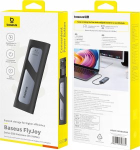 Baseus Obudowa dysku SSD FlyJoy szara 5