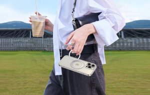 Torras Etui Ostand Pro dla iPhone 16 Pro (Przeźroczyste) 5