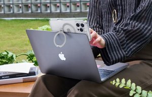 Torras Etui Ostand Spin Series do iPhone 16 Pro (Przeźroczyste) 3