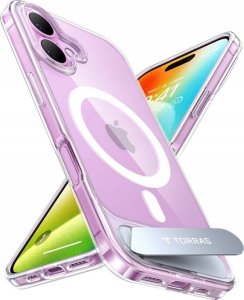 Torras Etui Torras Pstand Series do iPhone 16 Plus (transparentne) 1