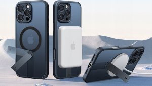 Torras Etui Torras Pstand Spin dla iPhone 16 Pro (Czarny) 6