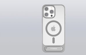 Torras Etui Torras Pstand Series dla iPhone 16 ProMax (Szare) 10