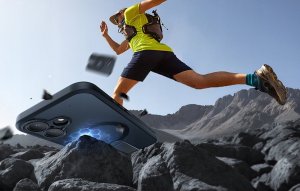 Torras Etui Torras Pstand Spin dla iPhone 16 (Czarny) 4