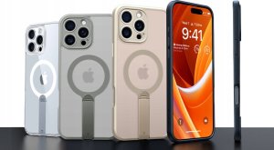 Torras Etui Torras Pstand Spin dla iPhone 16 ProMax (Czarny) 3