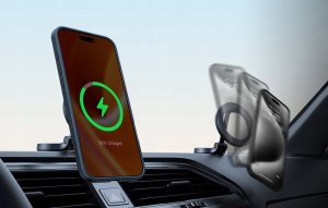 Torras Etui Torras Pstand Spin dla iPhone 16 ProMax (Czarny) 5