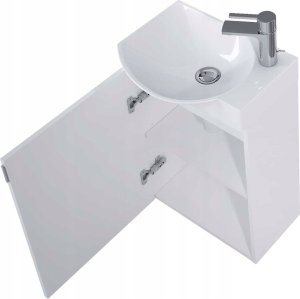 Alkotest A852448806 / ROCA / RAVELL / ZESTAW ŁAZIENKOWY UNIK 45 CM, BIAŁY POŁYSK (BEZ SYFONU) / ZAMIENNIK 166239 / 2