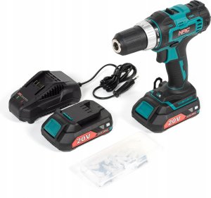 Wiertarko-wkrętarka NAC CDB2-40-S-LI-20V 20 V 2 x akumulator 2 Ah + zestaw 126 akcesorii 2