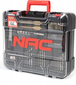 Wiertarko-wkrętarka NAC CDB2-40-S-LI-20V 20 V 2 x akumulator 2 Ah + zestaw 126 akcesorii 10