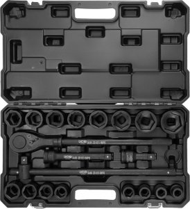 Klucz udarowy JCB JCB ZESTAW KLUCZY UDAROWYCH 21el. 3/4"  6KĄT. (17-50mm) 2