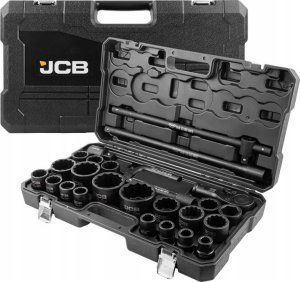 Klucz udarowy JCB JCB ZESTAW KLUCZY UDAROWYCH 26el. 3/4" - 1" 12KĄT. (17-65mm) 2