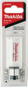 Makita MAKITA OTWORNICA BIM HSS-Co 8%  22mm EZYCHANGE METAL, STAL, ALU, DREWNO, PVC 3