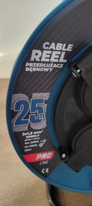 Plastrol HAND PRZEDŁUŻACZ BĘBEN 25m 3x1,5mm 16A / 3680W / IP44 5
